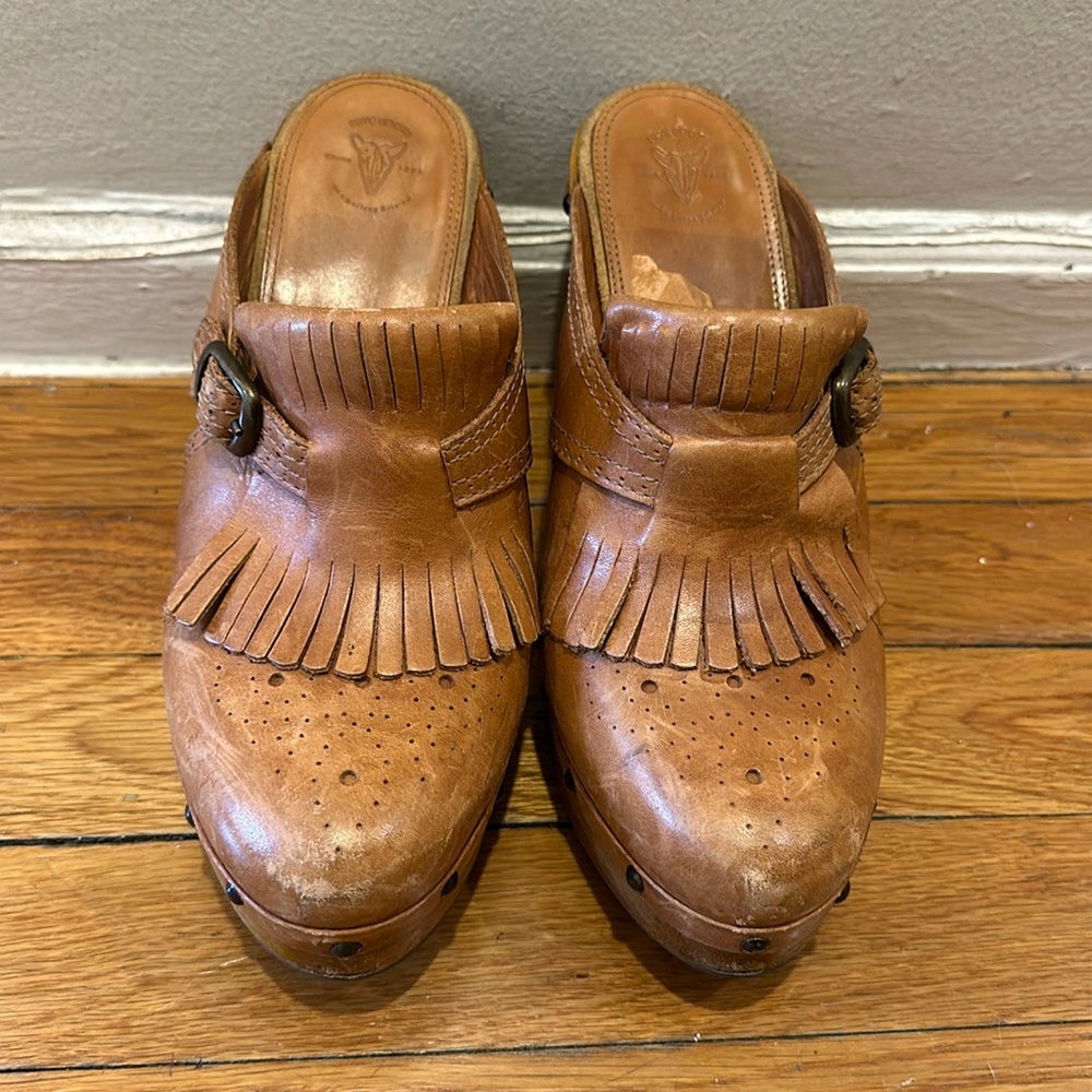 My favorite Frye clogs! They can be yours!
